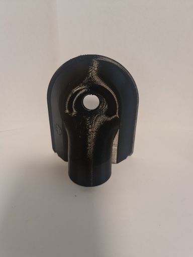 [F120034] STØVSAMLER TIL STØVSUGER, Sort PETG